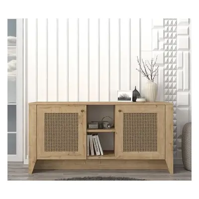 Hanah Home Console Madura - Oak Oak