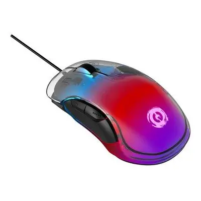 CANYON Herní drátová myš BRAVER GM-728, optická, RGB, až 12 800 DPI, 7tl. programovatelných, čer