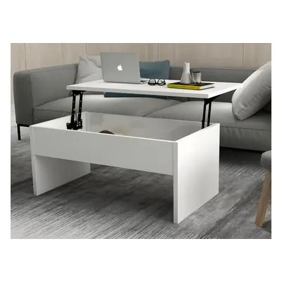 Hanah Home Coffee Table Akilli - White White