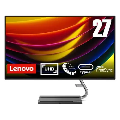 Lenovo Qreator/66B7RAC1EU/27"/IPS/4K UHD/60Hz/4ms/Gray/3R, 66B7RAC1EU