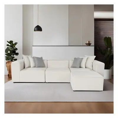 Atelier del Sofa Corner Sofa Frida 4 - Ecru Ecru