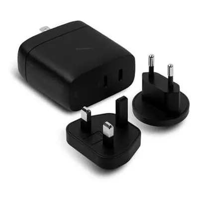 Native Union Fast GaN Dual USB-C Port PD 67W Wall Charger – Black