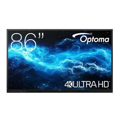 Optoma 3862RK IFPD 86" - interaktivní dotykový, 4K UHD, multidotyk 40prstu, Android 11, 4GB RAM