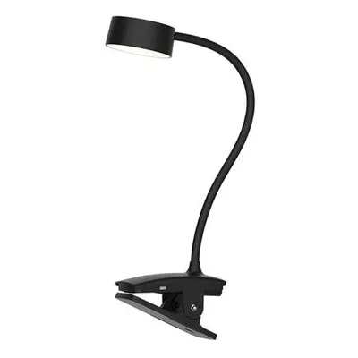 Solight WO3001-B LED stolní nabíjecí lampička, 2W, 210lm, 3CCT, černá, clip