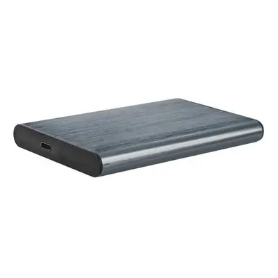 Externí box GEMBIRD pro 2,5" disky, USB 3.1, Type-C, broušený hliník, šedý, EE2-U3S-6-GR