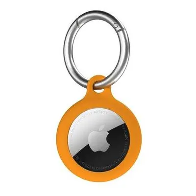 Next One puzdro Secure Silicone Key Clip pre Apple AirTag - Orange