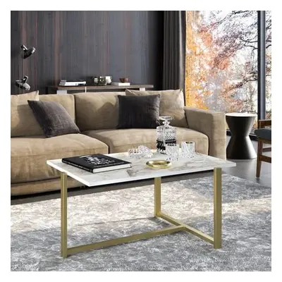 Hanah Home Coffee Table Merideths - Gold