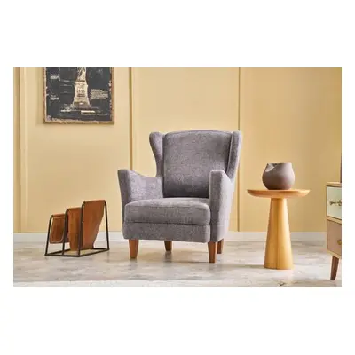 Atelier del Sofa Wing Chair Lola Prestij - Grey Grey