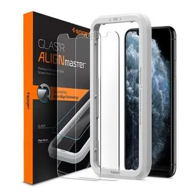 Pouzdro Spigen Align Glas.tR 2 pack - iPhone 11 Pro/XS/X