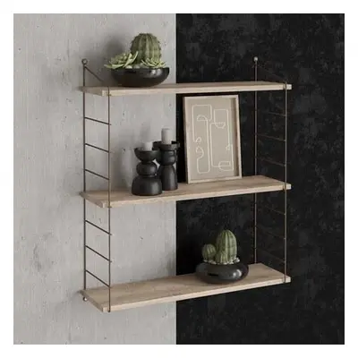 Hanah Home Wall Shelf Armoni 3'lü - Sacramento