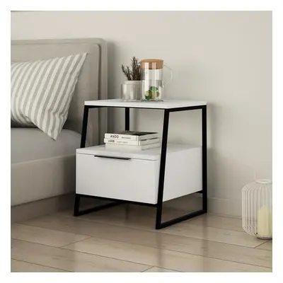 Hanah Home Nightstand Pal - White White