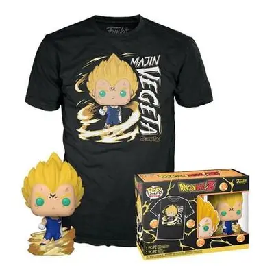 Funko POP! & Tee Box: DBZ- Majin Vegeta (GITD) M