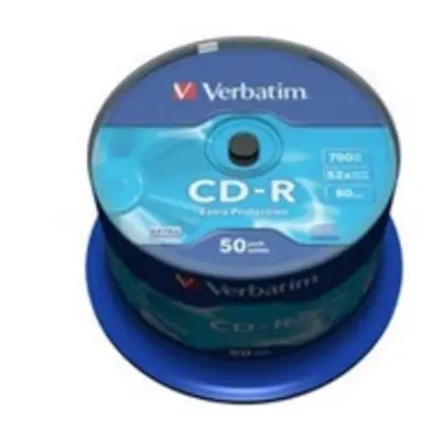 VERBATIM CD-R80 700MB/ 52x/ Extra Protection/ 50pack/ spindle, 43351