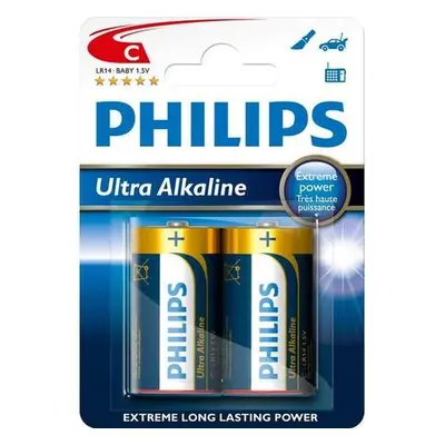 Philips LR14E2B/10 Ultra Alkaline 2x baterie C