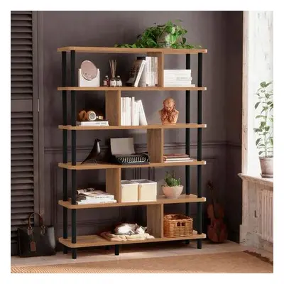 Hanah Home Bookshelf Meta - Black