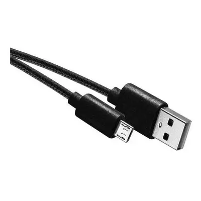 Emos SM7008BL USB 2.0 A/M - micro B/M, 2m, černý