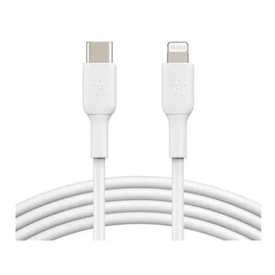 BELKIN kabel USB - C - Lightning, 1m, bílý