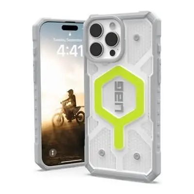 UAG Pathfinder Clear Magsafe kryt iPhone 16 Pro Max Active Neon