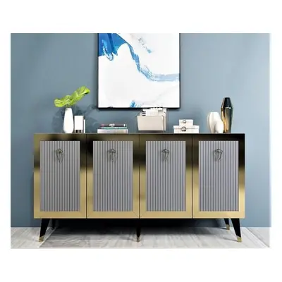 Hanah Home Console Bare - Anthracite, Gold