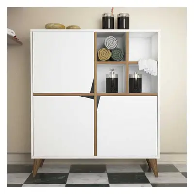 Hanah Home Multi Purpose Cabinet Pulse - White, Walnut