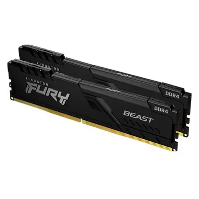 KINGSTON FURY Beast Black 16GB DDR4 2666MHz / CL16 / DIMM / KIT 2x 8GB, KF426C16BBK2/16