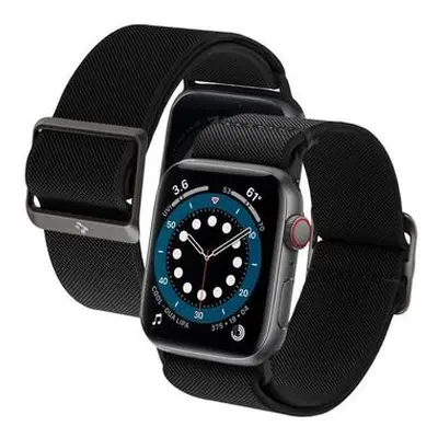 Spigen Lite Fit nylonový řemínek pro Apple Watch 45mm / 44mm / 42mm - černý AMP02286