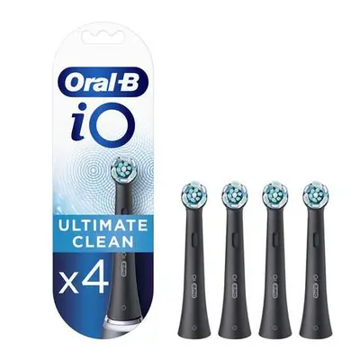 Oral B Náhradní kartáčkové hlavice iO Ultimate Clean Black 4 ks