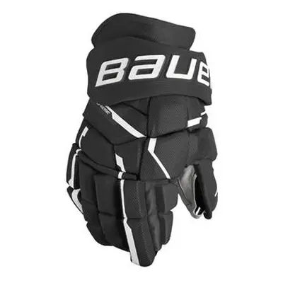 Bauer Rukavice Supreme Mach S23 INT, Intermediate, černá-bílá, 13", Bílá-Černá