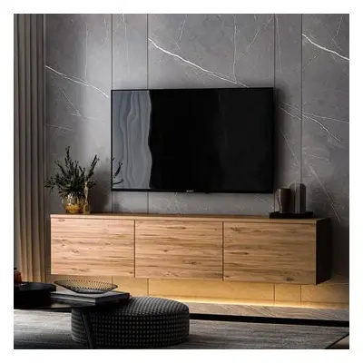 Hanah Home TV Stand Neon Illuminated - Atlantic Pine Atlantic Pine