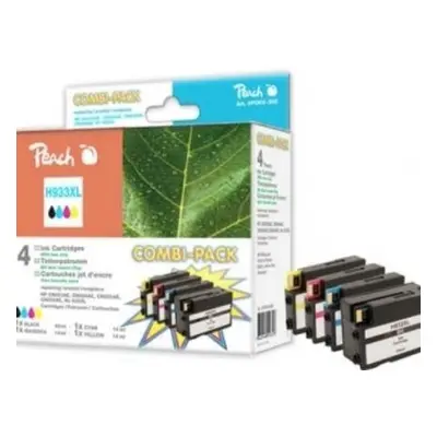 Peach HP PI300-416 | sada MultiPack inkoustových náplní No932XL/933XL, CN053-056