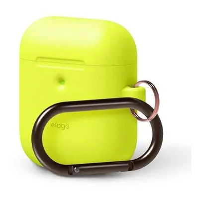 Elago Airpods 2 Silicone Hang Case - Neon Yellow