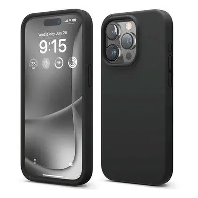 Elago kryt Silicone Case pre iPhone 15 Pro - Black