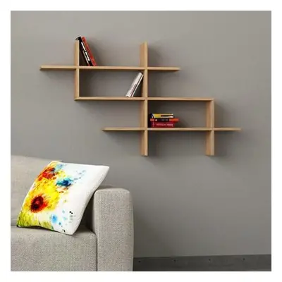 Hanah Home Bookshelf Halic - Oak Oak