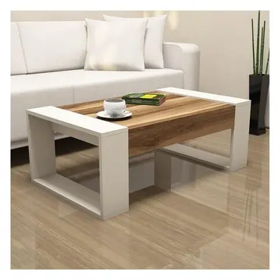 Hanah Home Coffee Table Venüs - Walnut, Cream