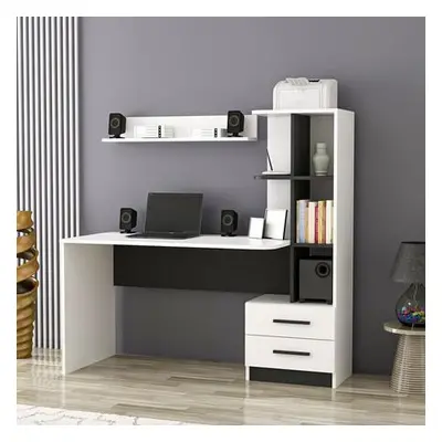 Hanah Home Study Desk Alaska - White