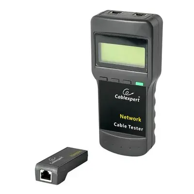 Gembird Zkoušečka kabelů Digital network cable tester RJ45 (Cat 5E, 6E, coaxial, telephone)