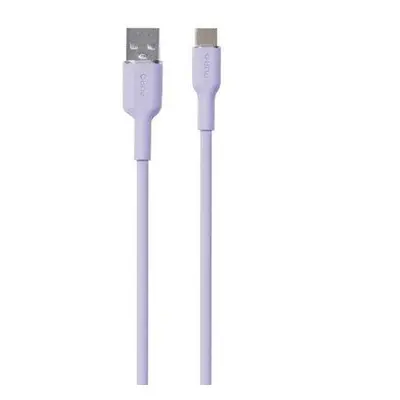 Puro kábel Soft Silicone Cable USB-A to USB-C 1.5m - Lavender