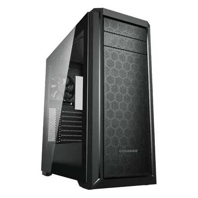 COUGAR MX330-G Pro | PC Case | Mid Tower / Mesh Front Panel / 1 x 120mm Fan / TG Left Panel, CGR