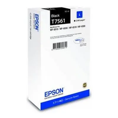 EPSON Ink čer WF-8xxx Series Ink Cartridge L Black - 2500str. (50 ml), C13T75614N