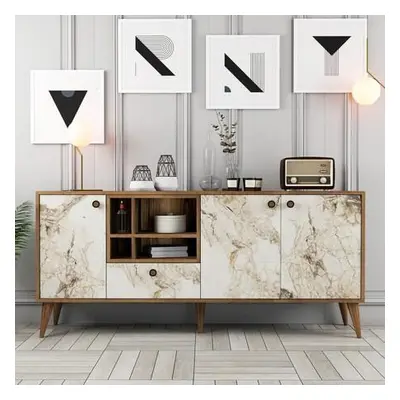 Hanah Home Console Napoli - White Marble