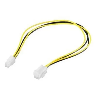 PremiumCord kabel napájecí prodluž. P4(4piny) 34cm, KN-17