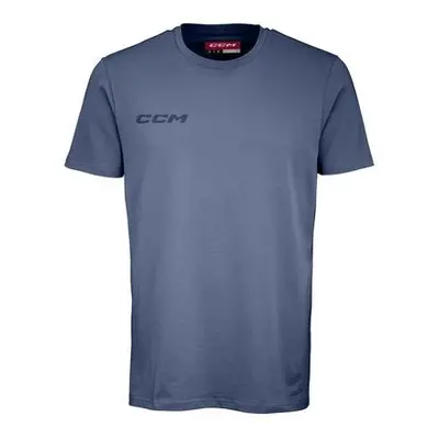 CCM Triko Core SS Tee SR, modrá, Senior, L