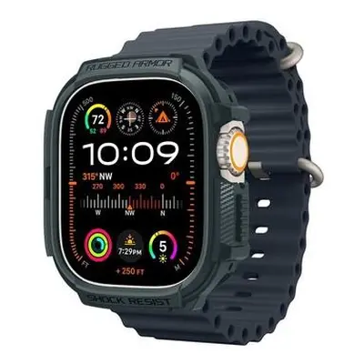 Spigen Rugged Armor řemínek Apple Watch Ultra 2/1 49mm zelený