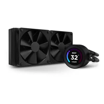 NZXT vodní chladič Kraken 240 ELITE / 2x120mm fan / 4-pin PWM / LCD disp. / 6 let, RL-KN24E-B1