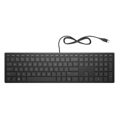 HP Pavilion Keyboard 300/Drátová USB/UK-Layout/Černá, 4CE96AA#ABB