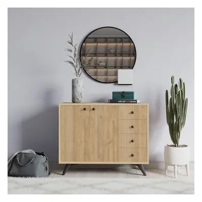 Hanah Home Multi Purpose Cabinet Waga - Oak Oak