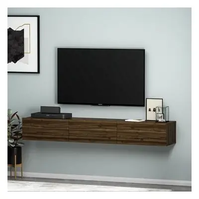 Hanah Home TV Stand Terra - Walnut Walnut