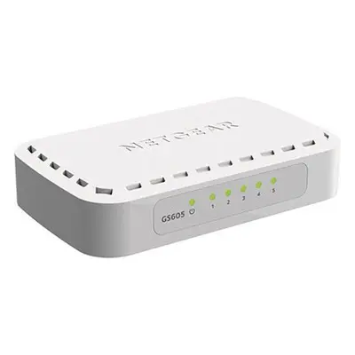 NETGEAR 5xGIGABIT Desktop switch, GS605, GS605-400PES