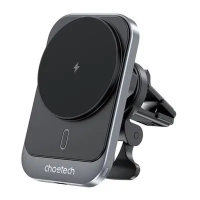 Magnetic car holder witch charger Choetech T206-F, 15W (black)