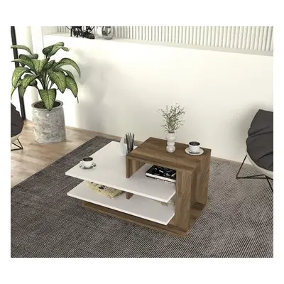 Hanah Home Coffee Table Venüs - White, Walnut